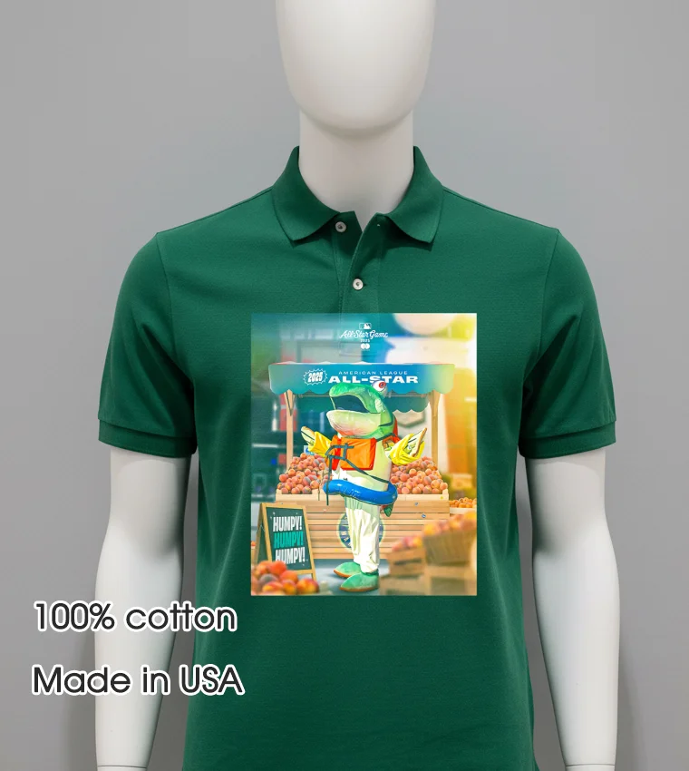 Mariners Salmon Run All Star Game Green Shirt