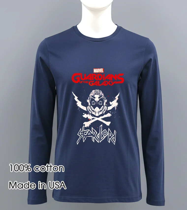 Marvel S Guardians Of The Galaxy Starlord Navy Shirt