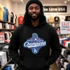 Men S Los Angeles Dodgers 2025 World Series Champions Logo Black Hoodie