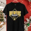 Milwaukee Brewers Baseball Diamond Big And Tall 2025 Balck Shirt