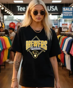 Milwaukee Brewers Baseball Diamond Big and Tall 2025 shirt