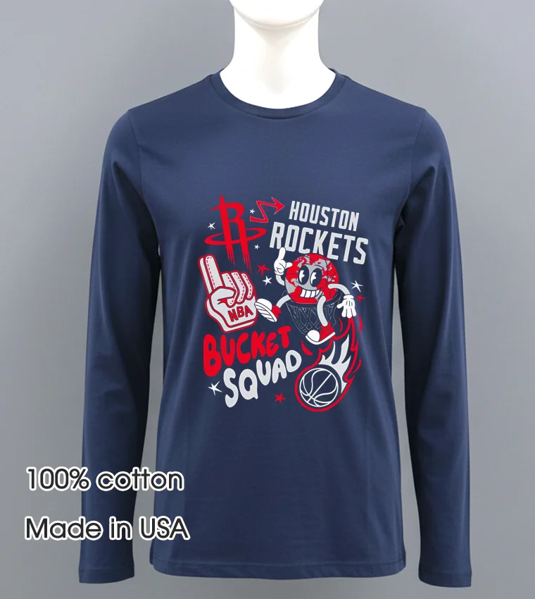 Nba Houston Rockets Buckie Squad Stylish 2025 - navy-shirt Nba Houston Rockets Buckie Squad Stylish 2025 Navy Shirt