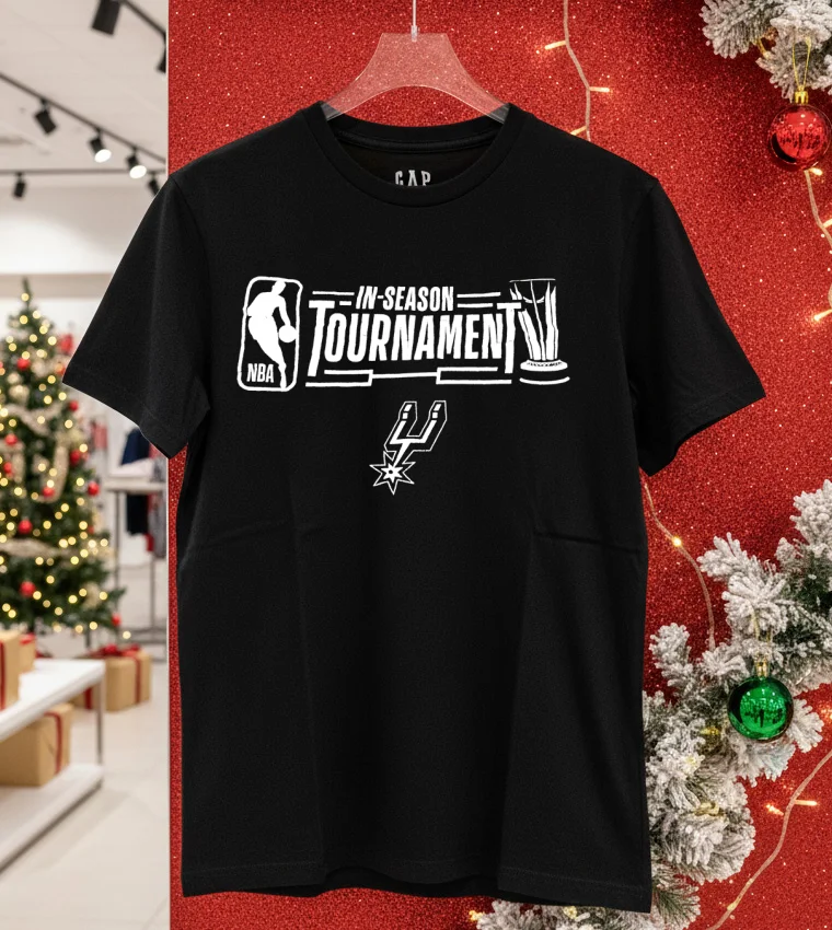 Nba San Antonio Spurs In Season Tournament Balck Shirt