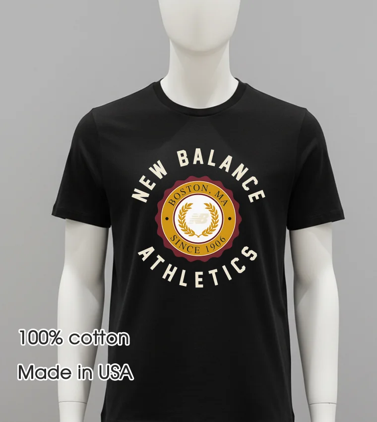 New Balance Athletics - balck-shirt New Balance Athletics Balck Shirt