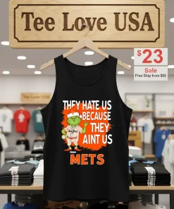 New York Mets Grinch Christmas They Hate Us Ain't Us Shirt