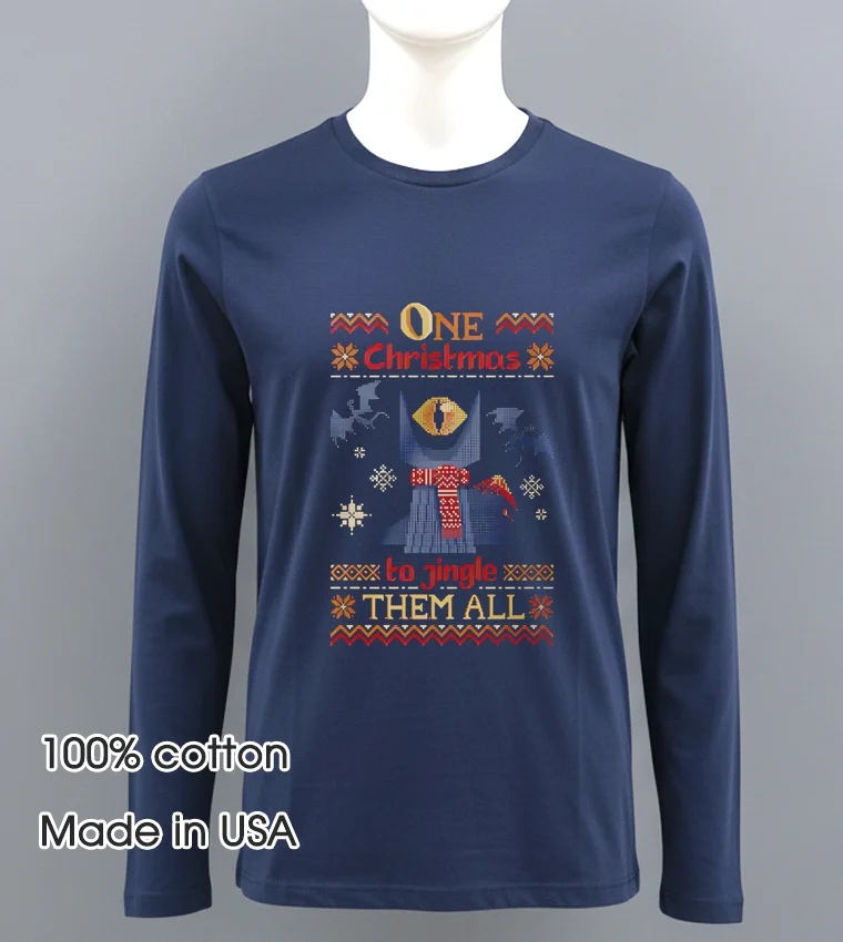 One Christmas To Jingle Them All Christmas 2025 Navy Shirt
