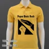 Paper Beats Rock Hands Yellow T Shirt