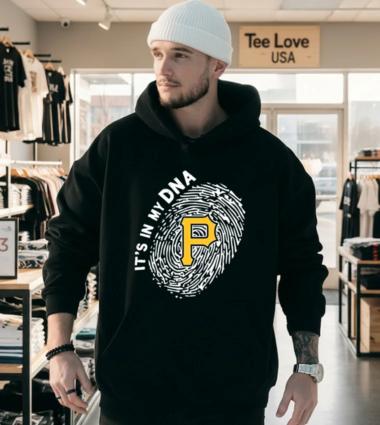 Pittsburgh Pirates In My Dna - hoodie-black Pittsburgh Pirates In My Dna Hoodie Black
