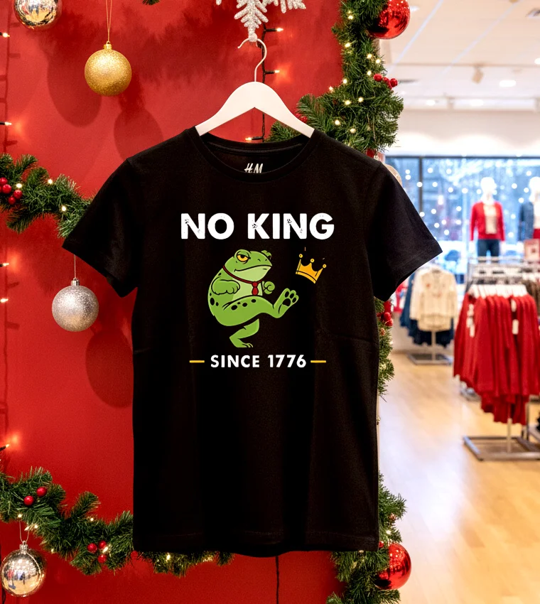 Protest Antitrump No Kings Day - balck-shirt Protest Antitrump No Kings Day Balck Shirt