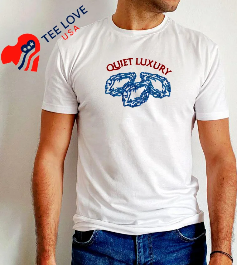 Quiet Luxury Oysters - white-t-shirt Quiet Luxury Oysters White T Shirt