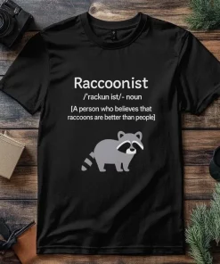 Raccoonist A person who believes that raccoons are better than people T shirt