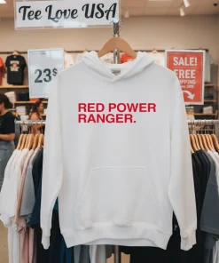 Red Power Ranger shirt