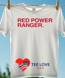 Red Power Ranger shirt
