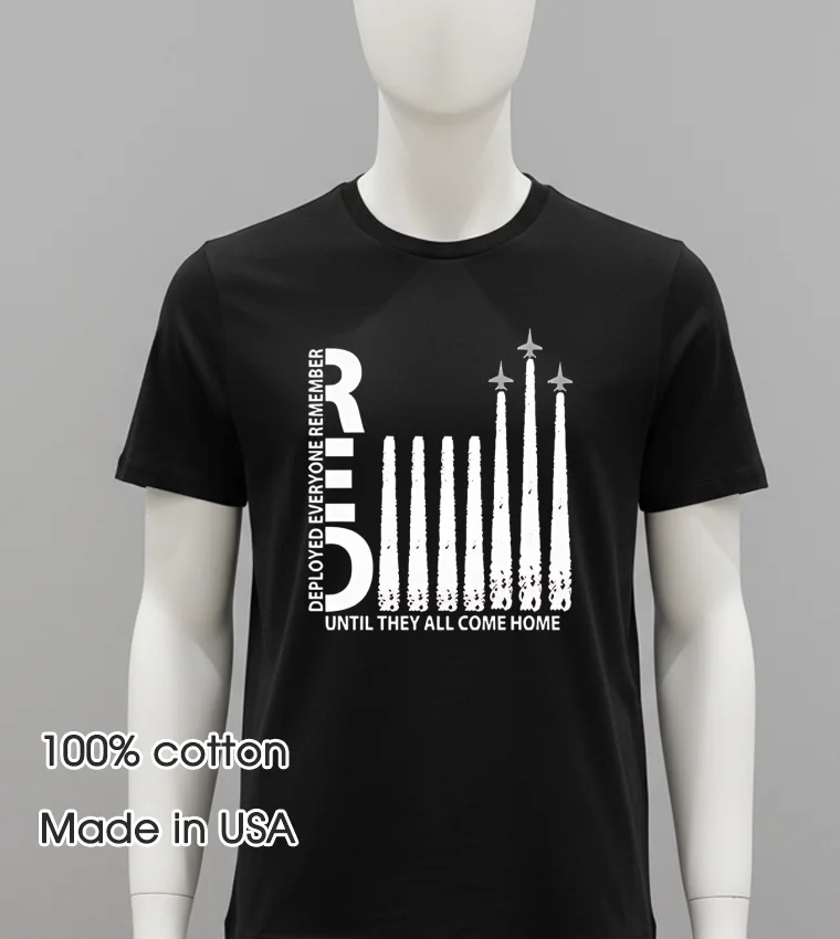 Remember Everyone Deployed - balck-shirt Remember Everyone Deployed Balck Shirt