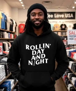 Rollin Day And Night 8 Ball Gear Shifter Shirt