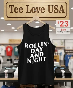 Rollin Day And Night 8 Ball Gear Shifter Shirt