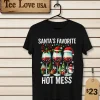 Santa’s Favorite Hot Mess Christmas Holiday 2025 Men T Shirt