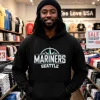 Seattle Mariners Est 1977 Black Hoodie