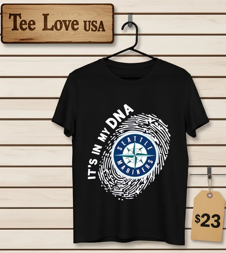 Seattle Mariners In My Dna - men-t-shirt Seattle Mariners In My Dna Men T Shirt