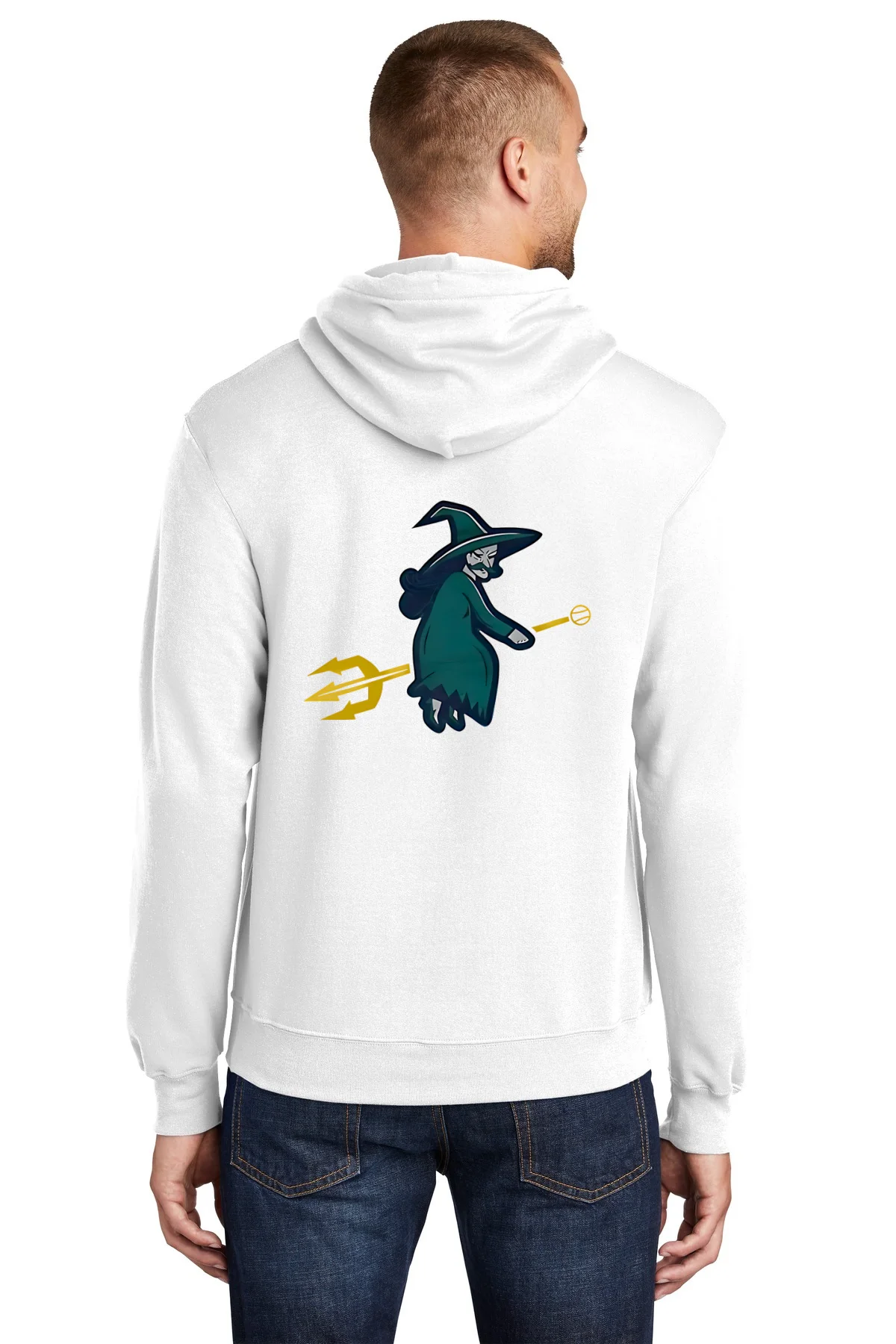 Seattle Mariners Witches Rally - back-hoodie Seattle Mariners Witches Rally Back Hoodie
