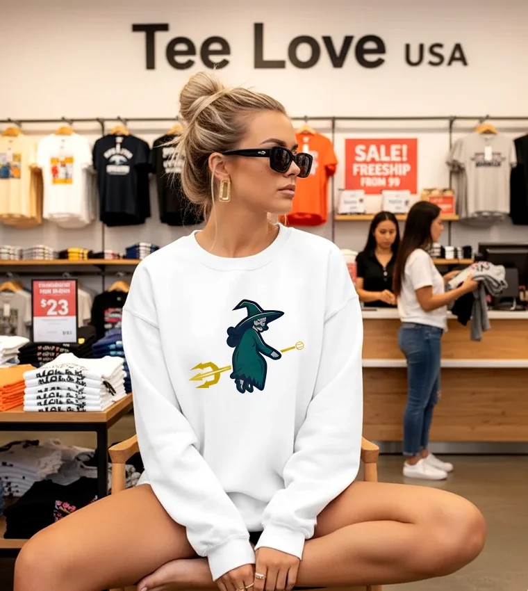 Seattle Mariners Witches Rally - white-sweatshirt Seattle Mariners Witches Rally White Sweatshirt