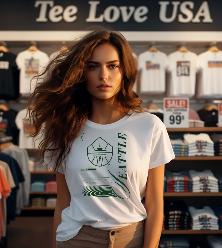 Seattle Storm Push Limits 2025 - white-t-shirt Seattle Storm Push Limits 2025 White T Shirt