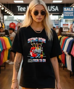 Second Down Beer And Four To Go Football Nfl Shirt