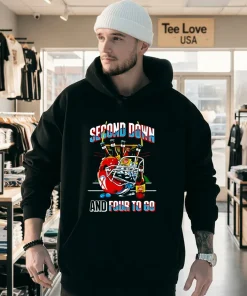 Second Down Beer And Four To Go Football Nfl Shirt