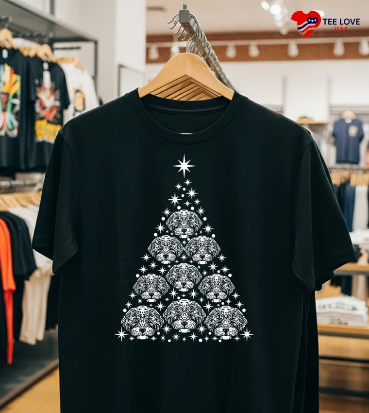 Shih Tzu Christmas Tree Cute - classic-t-shirt Shih Tzu Christmas Tree Cute Classic T Shirt