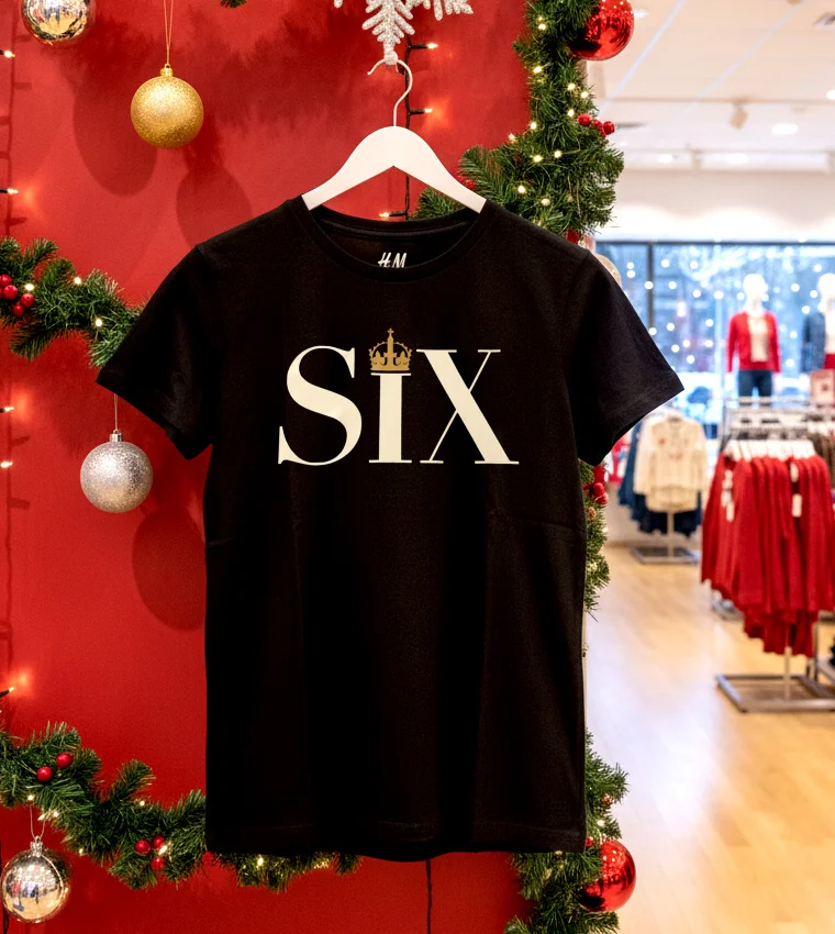 Six The Musical - balck-shirt Six The Musical Balck Shirt