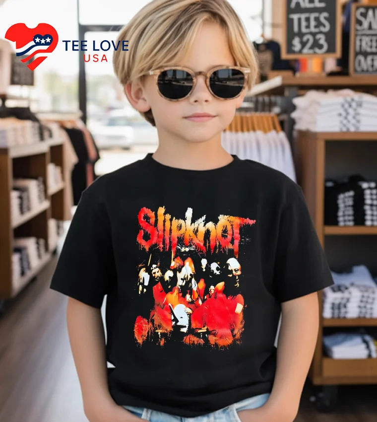 Slipknot Band Masked Members - kids-black Slipknot Band Masked Members Kids Black