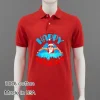 Swimming Christmas Santa Meme Red Shirt