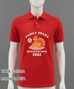 Thanksgiving Family Drama Served Hot Since 1621 retro shirt