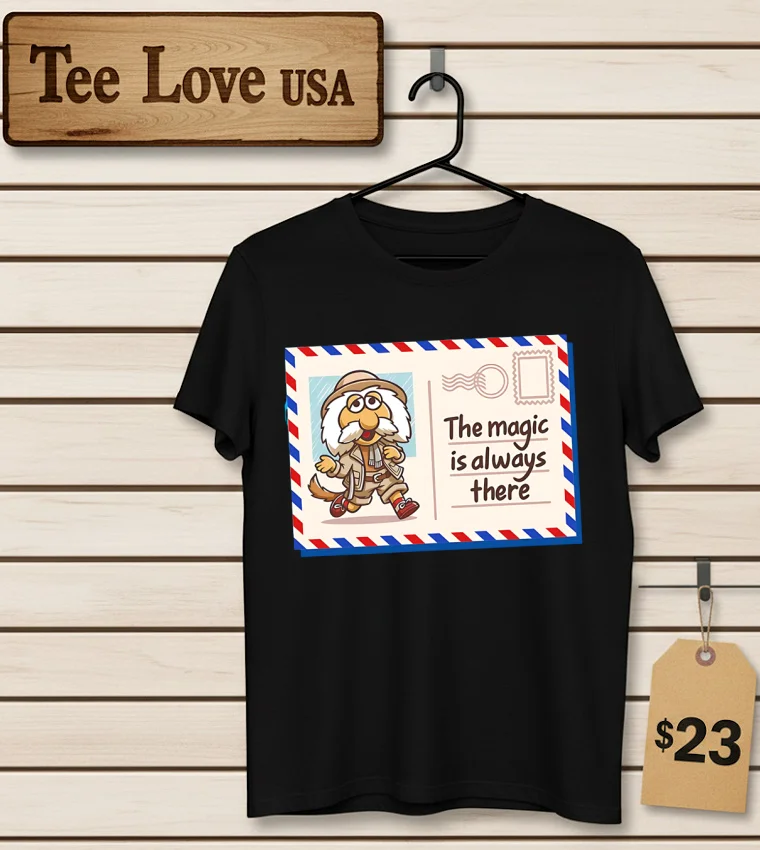 The Magic Is Always There Letter - men-t-shirt The Magic Is Always There Letter Men T Shirt