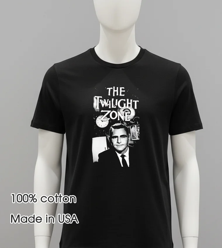 The Twilight Zone Retro - balck-shirt The Twilight Zone Retro Balck Shirt