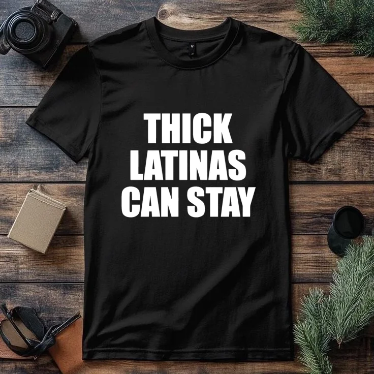 Thick Latinas Can Stay Text - youth-shirt Thick Latinas Can Stay Text Youth Shirt