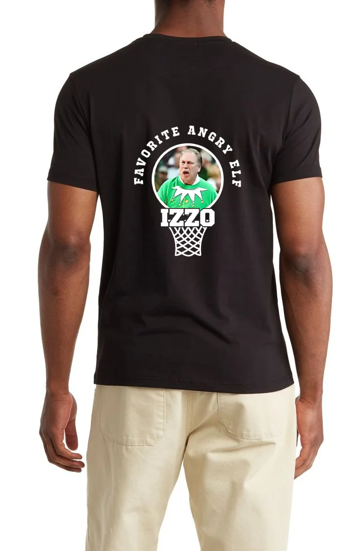 Tom Izzo Favorite Angry Elf Izzo Back Shirt