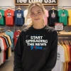 Toronto Start Spreading The News Bitches John Schneider T S Sweatshirt