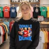 Trump Donald Dunk Basketball Sweatshirt
