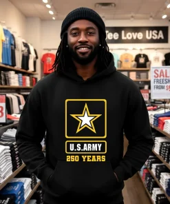 U.s. Army 250 Years Military Commemorative Shirt