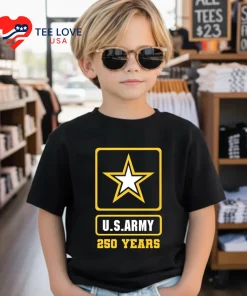 U.s. Army 250 Years Military Commemorative Shirt