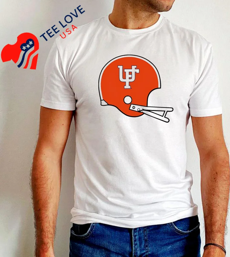 Uf Orange Helmet - white-t-shirt Uf Orange Helmet White T Shirt