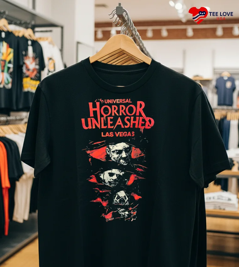 Universal Horror Unleashed Las Vegas - classic-t-shirt Universal Horror Unleashed Las Vegas Classic T Shirt