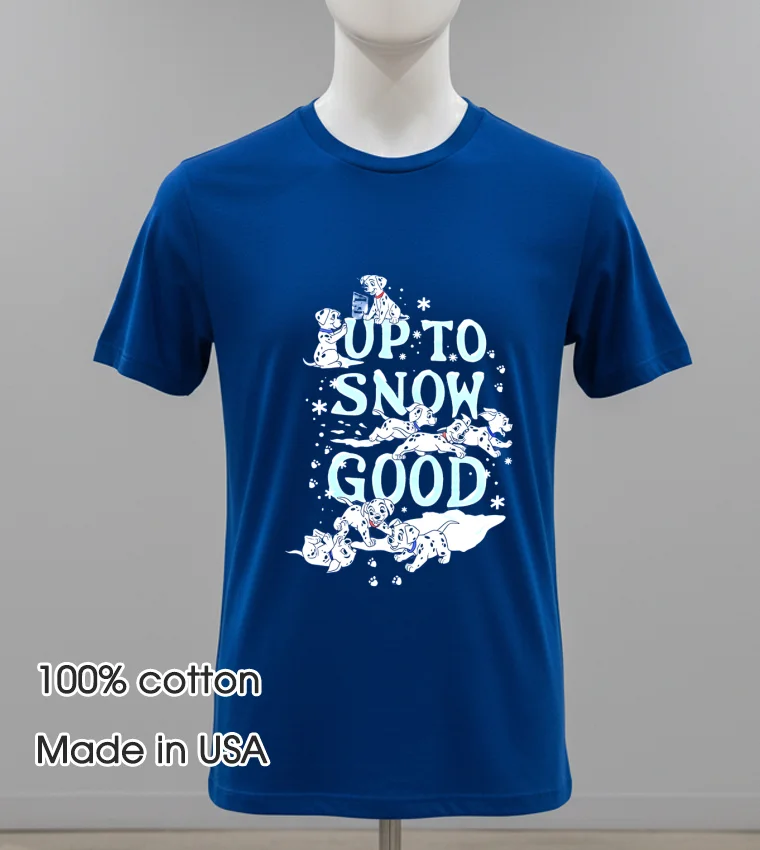 Up To Snow Good Dog Disney Navy Shirt