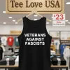Veterans Against Fascism Tank Top Black
