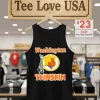 Washington Thinskin Trump Political Caricature Tank Top Black