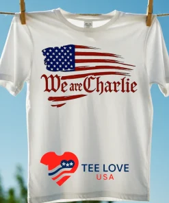 We Are Charlie American Flag Shirt
