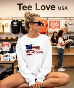 We Are Charlie American Flag Shirt