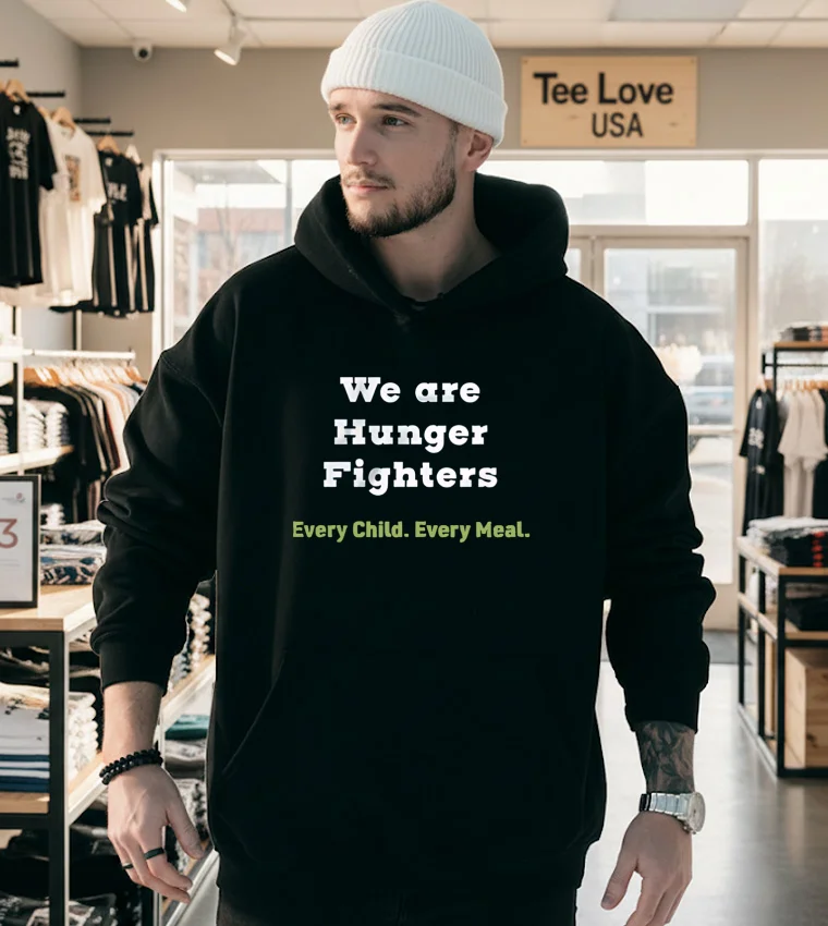 We Are Hunger Fighters Every Child Every Meal T S - hoodie-black We Are Hunger Fighters Every Child Every Meal T S Hoodie Black