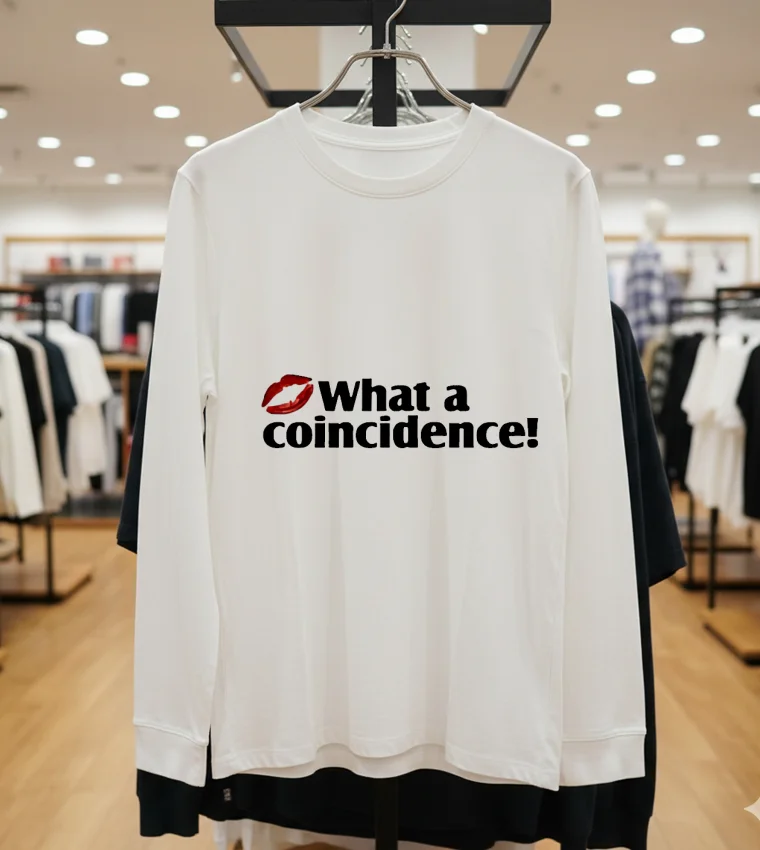 What A Coincidence - white-hoodie What A Coincidence White Hoodie